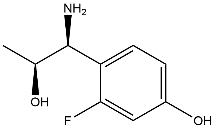 4-((1S,2S)-1-AMINO-2-HYDROXYPROPYL)-3-FLUOROPHENOL Structure