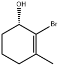 2-Cyclohexen-1-ol, 2-bromo-3-methyl-, (1S)- Structure