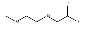 Ethane, 1,1-difluoro-2-(2-methoxyethoxy)- Structure