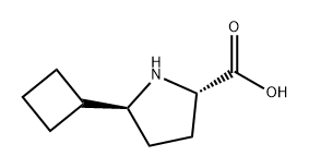 L-Proline, 5-cyclobutyl-, (5S)- Structure