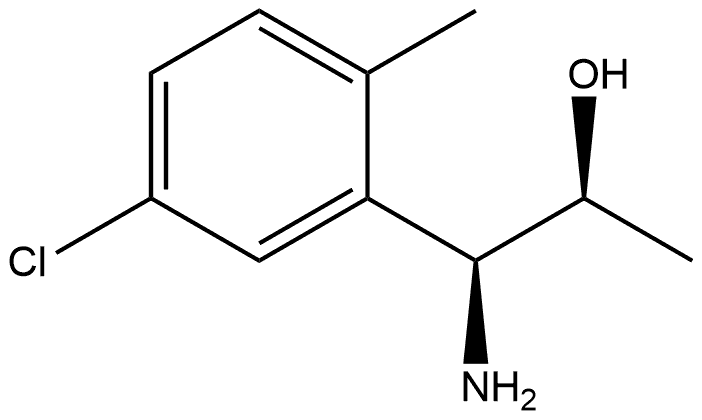 (1S,2S)-1-AMINO-1-(5-CHLORO-2-METHYLPHENYL)PROPAN-2-OL Structure