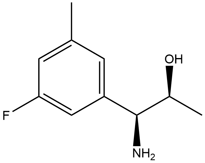 (1S,2S)-1-AMINO-1-(3-FLUORO-5-METHYLPHENYL)PROPAN-2-OL Structure