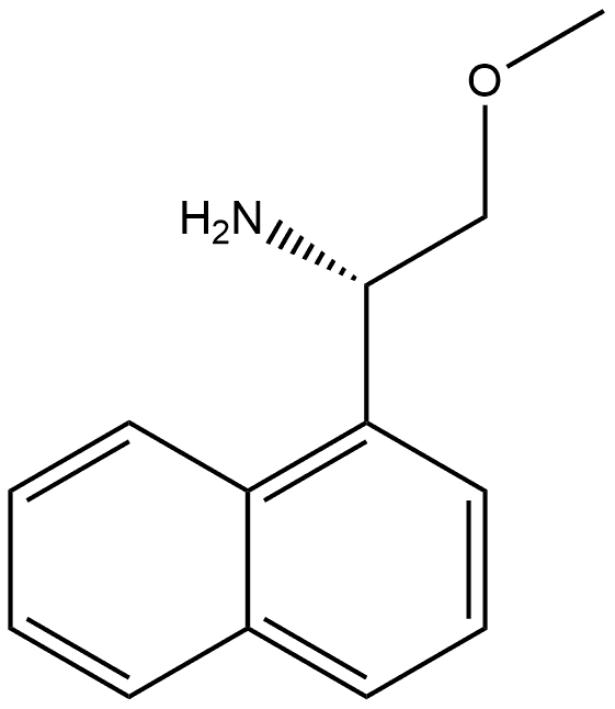 1-Naphthalenemethanamine, α-(methoxymethyl)-, (αS)- Structure