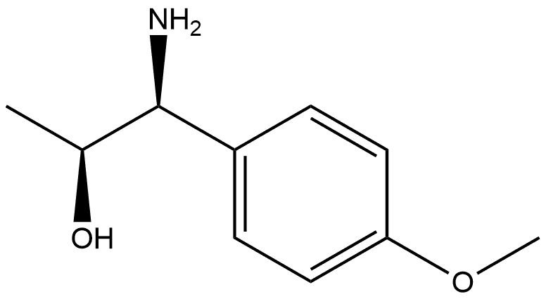 (1S,2S)-1-AMINO-1-(4-METHOXYPHENYL)PROPAN-2-OL Structure