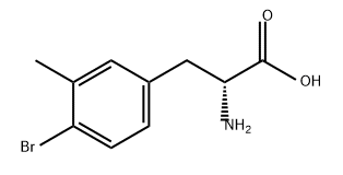 D-Phenylalanine, 4-bromo-3-methyl- Structure