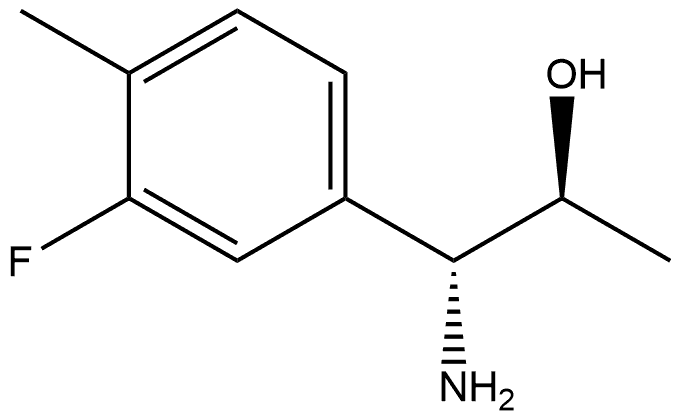 (1R,2S)-1-AMINO-1-(3-FLUORO-4-METHYLPHENYL)PROPAN-2-OL Structure