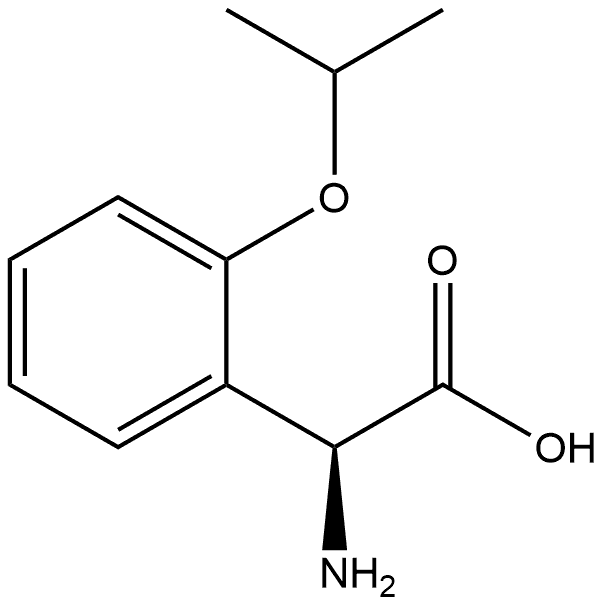 (S)-2-amino-2-(2-isopropoxyphenyl)acetic acid Structure