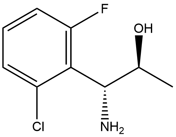 (1R,2S)-1-AMINO-1-(2-CHLORO-6-FLUOROPHENYL)PROPAN-2-OL Structure