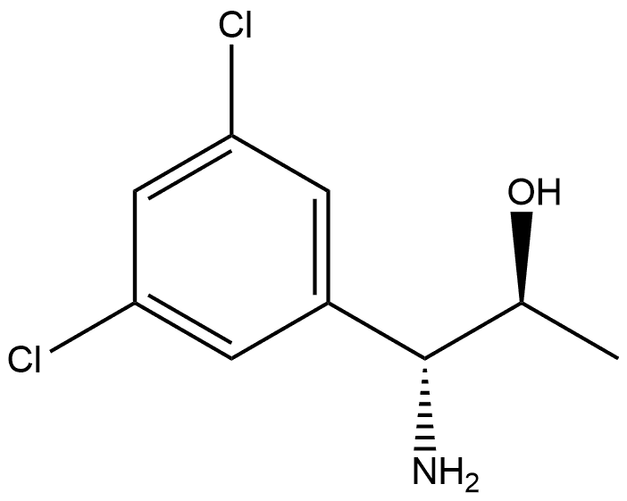 (1R,2S)-1-AMINO-1-(3,5-DICHLOROPHENYL)PROPAN-2-OL Structure