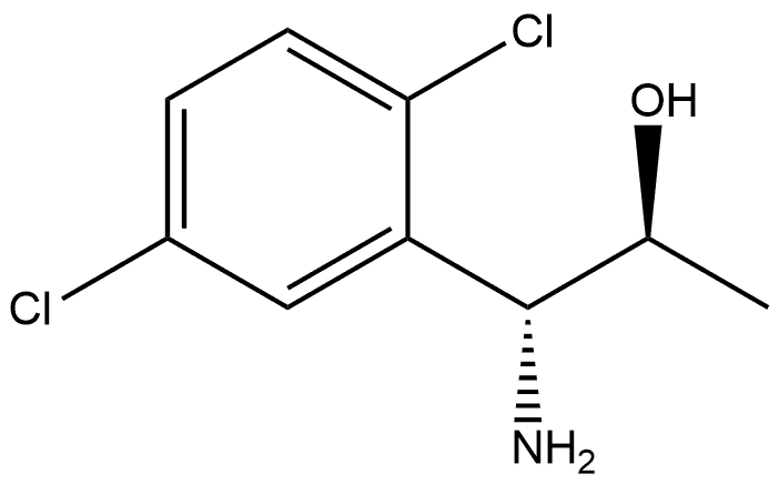 (1R,2S)-1-AMINO-1-(2,5-DICHLOROPHENYL)PROPAN-2-OL Structure