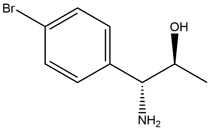 (1R,2S)-1-AMINO-1-(4-BROMOPHENYL)PROPAN-2-OL Structure