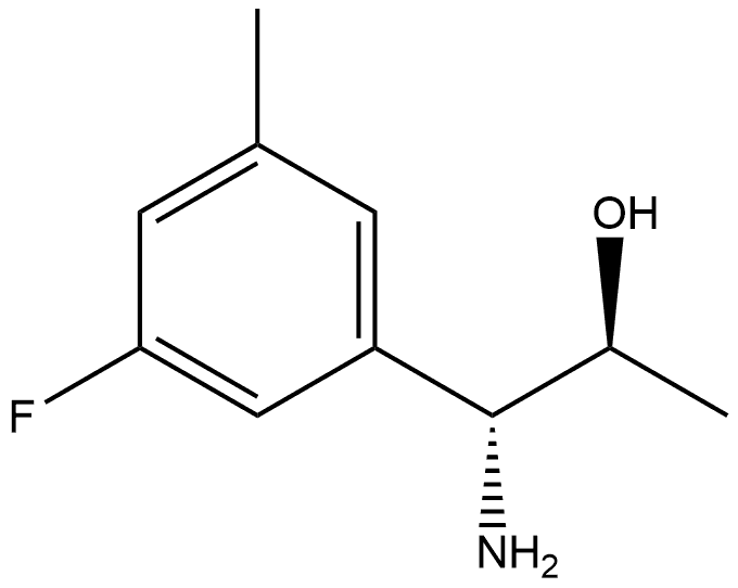 (1R,2S)-1-AMINO-1-(3-FLUORO-5-METHYLPHENYL)PROPAN-2-OL Structure