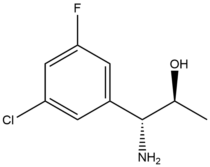 (1R,2S)-1-AMINO-1-(3-CHLORO-5-FLUOROPHENYL)PROPAN-2-OL Structure