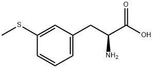 (S)-2-amino-3-(3-(methylthio)phenyl)propanoic acid Structure