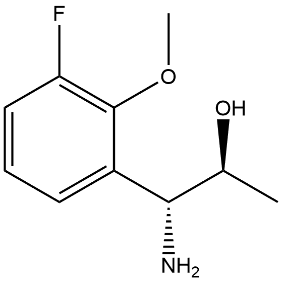 (1R,2S)-1-AMINO-1-(3-FLUORO-2-METHOXYPHENYL)PROPAN-2-OL Structure