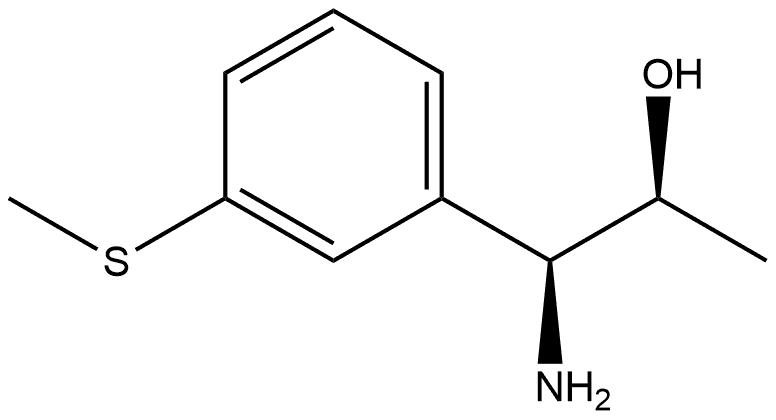 (1S,2S)-1-AMINO-1-(3-METHYLTHIOPHENYL)PROPAN-2-OL Structure