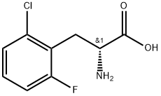 (2R)-2-amino-3-(2-chloro-6-fluorophenyl)propanoic acid Structure