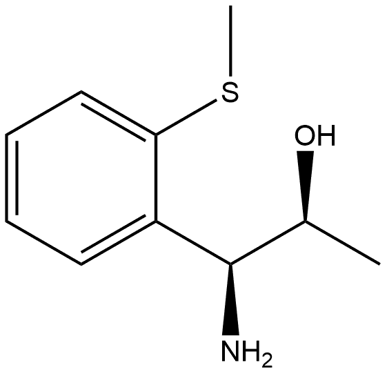 (1S,2S)-1-AMINO-1-(2-METHYLTHIOPHENYL)PROPAN-2-OL Structure