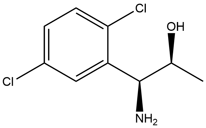 (1S,2S)-1-AMINO-1-(2,5-DICHLOROPHENYL)PROPAN-2-OL Structure