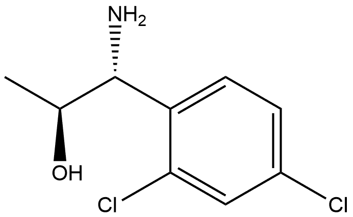 (1R,2S)-1-AMINO-1-(2,4-DICHLOROPHENYL)PROPAN-2-OL Structure