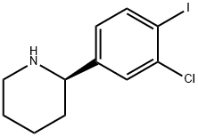 (2R)-2-(3-chloro-4-iodophenyl)piperidine Structure