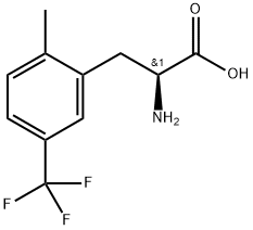 (2S)-2-amino-3-[2-methyl-5-(trifluoromethyl)phenyl]propanoic acid Structure