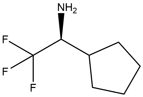(S)-1-cyclopentyl-2,2,2-trifluoroethanamine Structure