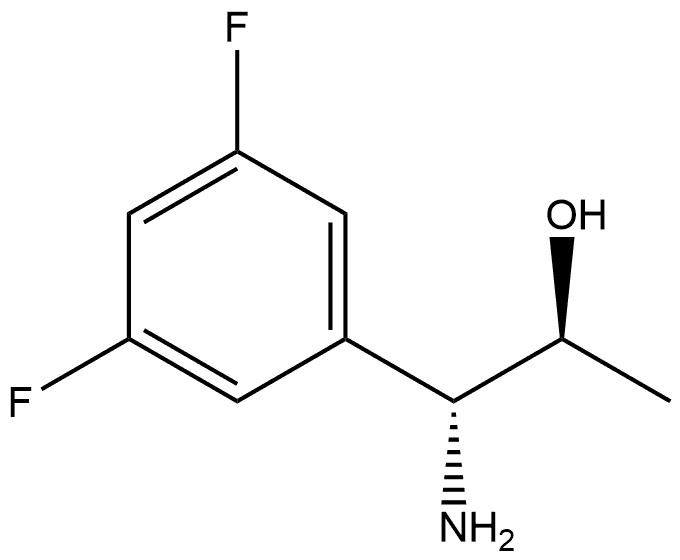 (1R,2S)-1-AMINO-1-(3,5-DIFLUOROPHENYL)PROPAN-2-OL Structure