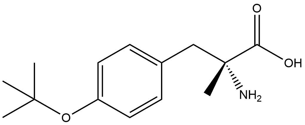 D-Tyrosine, O-(1,1-dimethylethyl)-α-methyl- Structure