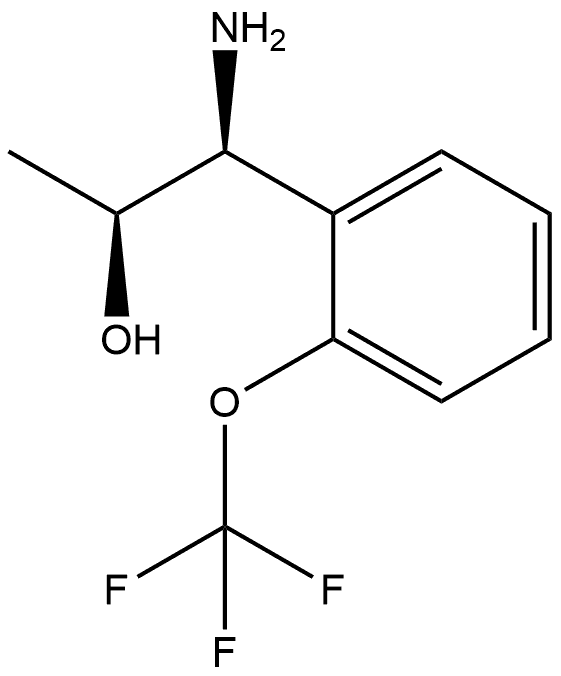 (1S,2S)-1-AMINO-1-[2-(TRIFLUOROMETHOXY)PHENYL]PROPAN-2-OL Structure