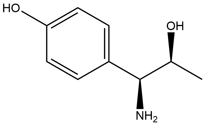 4-[(1S,2S)-1-AMINO-2-HYDROXYPROPYL]PHENOL Structure