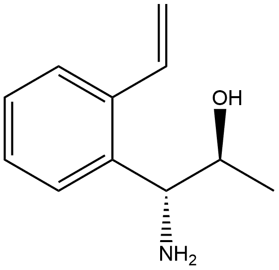 (1R,2S)-1-AMINO-1-(2-ETHENYLPHENYL)PROPAN-2-OL Structure