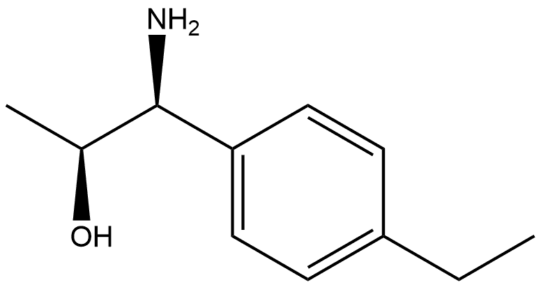 (1S,2S)-1-AMINO-1-(4-ETHYLPHENYL)PROPAN-2-OL Structure