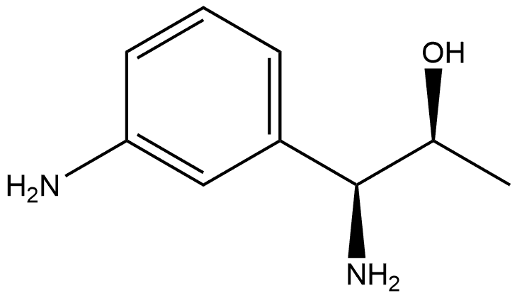 (1S,2S)-1-AMINO-1-(3-AMINOPHENYL)PROPAN-2-OL Structure