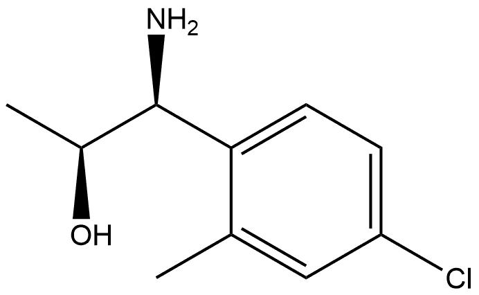 (1S,2S)-1-AMINO-1-(4-CHLORO-2-METHYLPHENYL)PROPAN-2-OL Structure