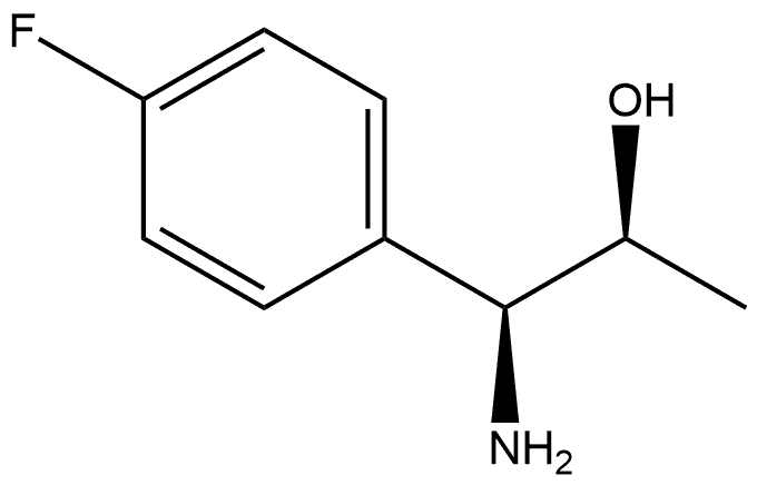 (1S,2S)-1-AMINO-1-(4-FLUOROPHENYL)PROPAN-2-OL Structure