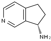 5H-Cyclopenta[c]pyridin-7-amine, 6,7-dihydro-, (7S)- Structure