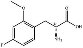 (2R)-2-amino-3-(4-fluoro-2-methoxyphenyl)propanoic acid Structure