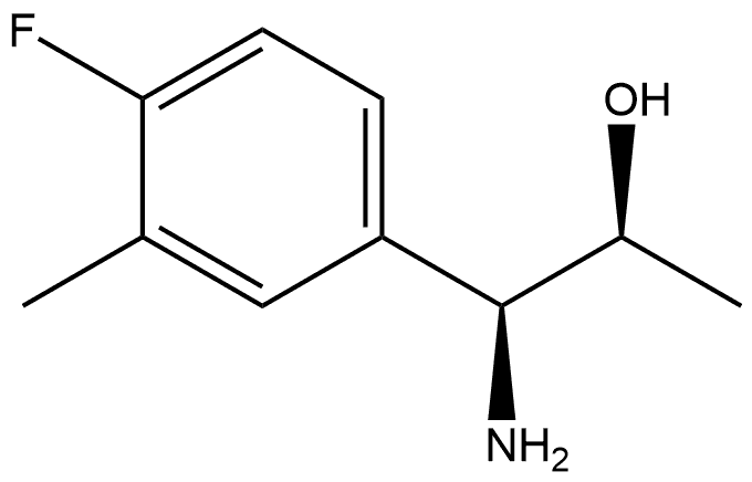 (1S,2S)-1-AMINO-1-(4-FLUORO-3-METHYLPHENYL)PROPAN-2-OL Structure