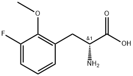 (2R)-2-amino-3-(3-fluoro-2-methoxyphenyl)propanoic acid Structure