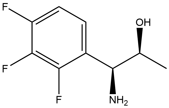 (1S,2S)-1-AMINO-1-(2,3,4-TRIFLUOROPHENYL)PROPAN-2-OL Structure