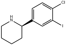 (2R)-2-(4-chloro-3-iodophenyl)piperidine Structure