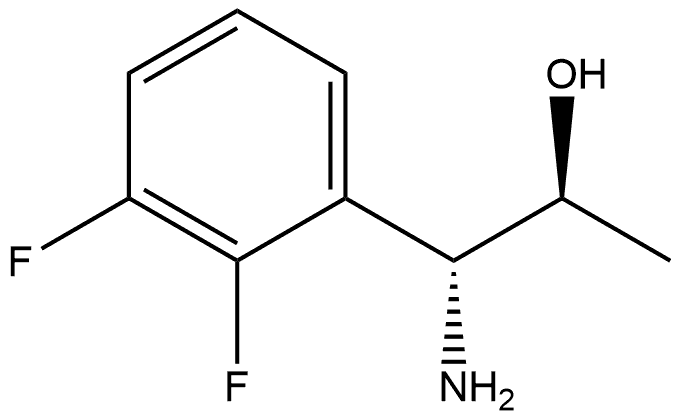 (1R,2S)-1-AMINO-1-(2,3-DIFLUOROPHENYL)PROPAN-2-OL Structure