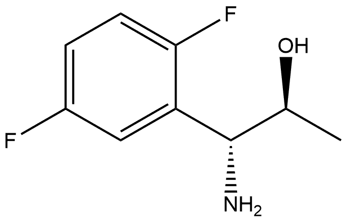 (1R,2S)-1-AMINO-1-(2,5-DIFLUOROPHENYL)PROPAN-2-OL Structure