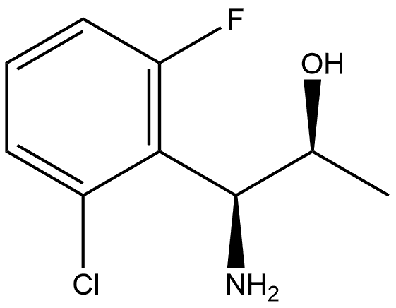 (1S,2S)-1-AMINO-1-(2-CHLORO-6-FLUOROPHENYL)PROPAN-2-OL Structure