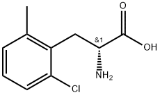 (2R)-2-amino-3-(2-chloro-6-methylphenyl)propanoic acid Structure