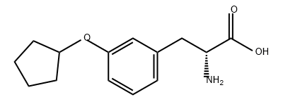 D-Phenylalanine, 3-(cyclopentyloxy)- Structure