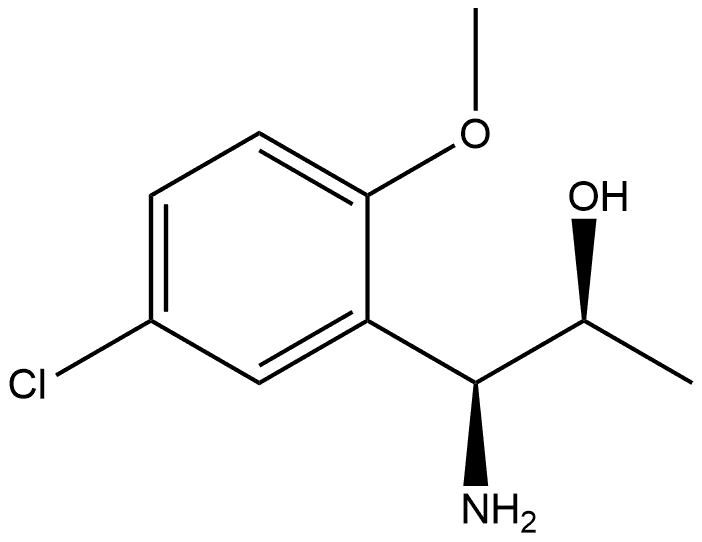 (1S,2S)-1-AMINO-1-(5-CHLORO-2-METHOXYPHENYL)PROPAN-2-OL Structure