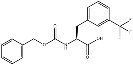 N-α-Carbobenzoxy-3-trifluoromethyl-L-phenylalanine Structure