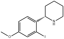 2-(2-iodo-4-methoxyphenyl)piperidine Structure
